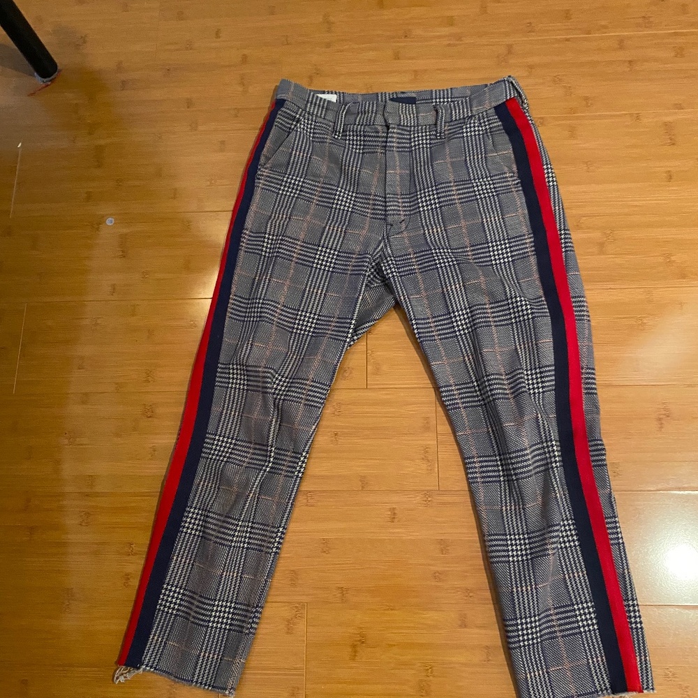 Mother Brand Racer Strip Trousers